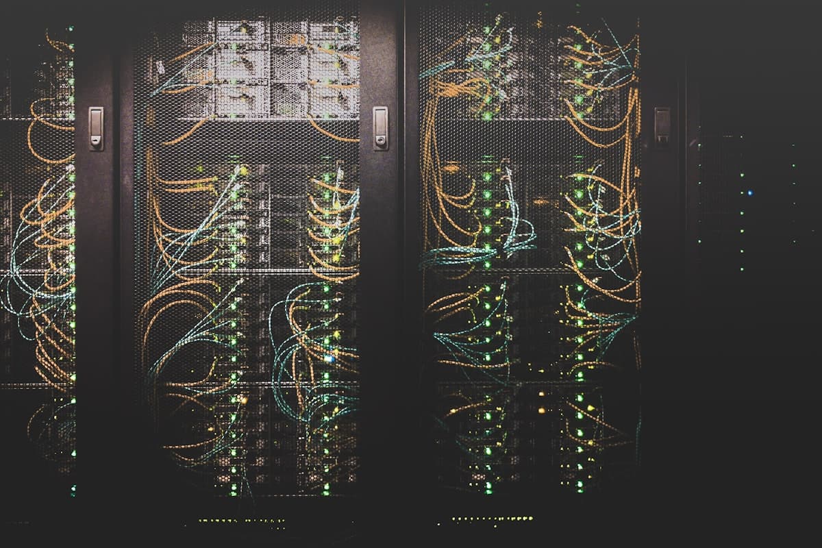 Salle de serveurs pour bases de données
