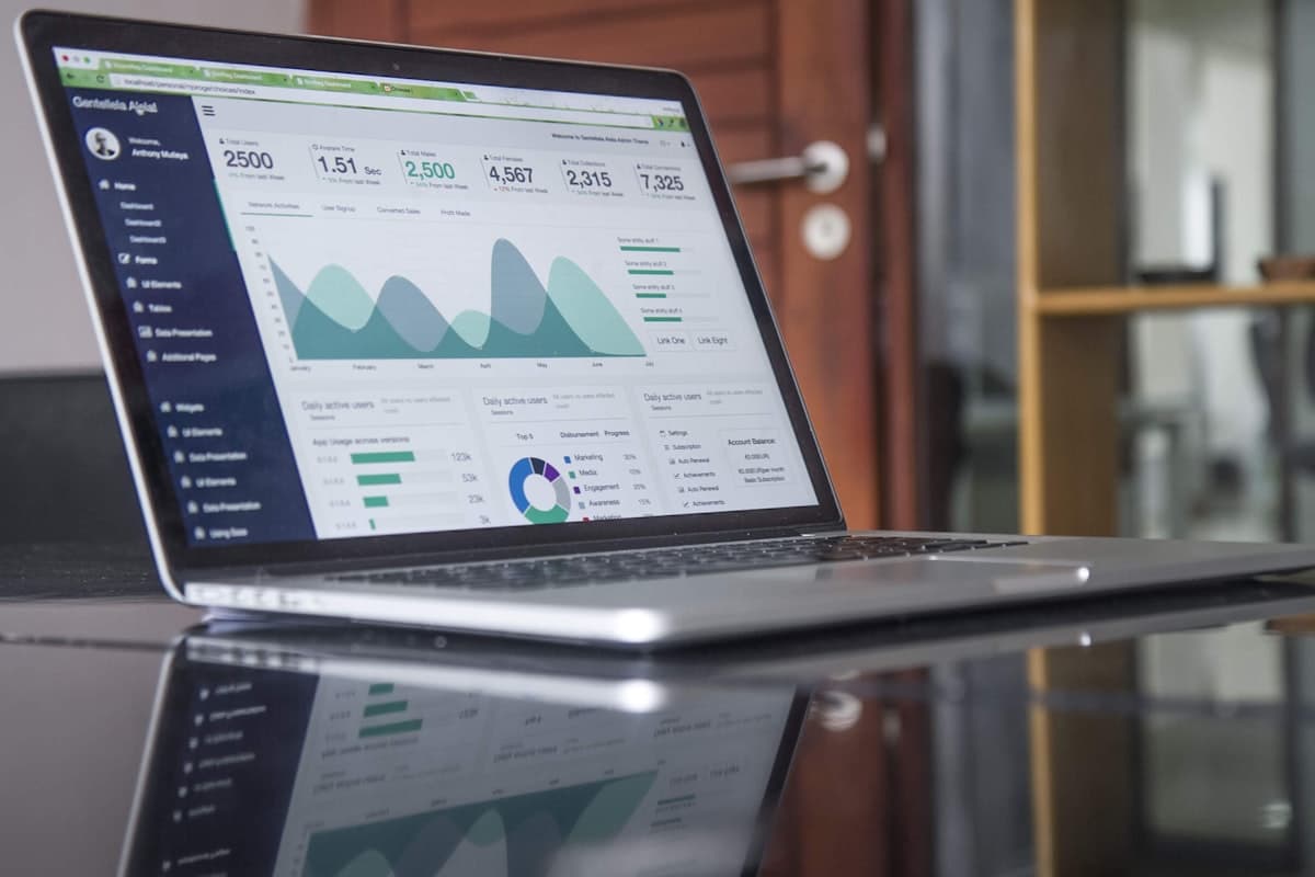 Tableau de bord analytics et marketing digital